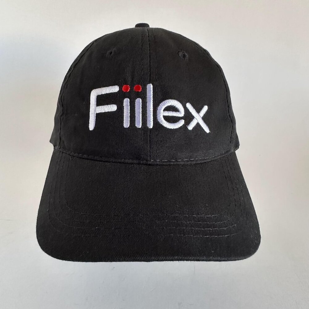 Fiilex Embroidered Dad Cap Apollo USA Adjustable Strap Hat Black One Size